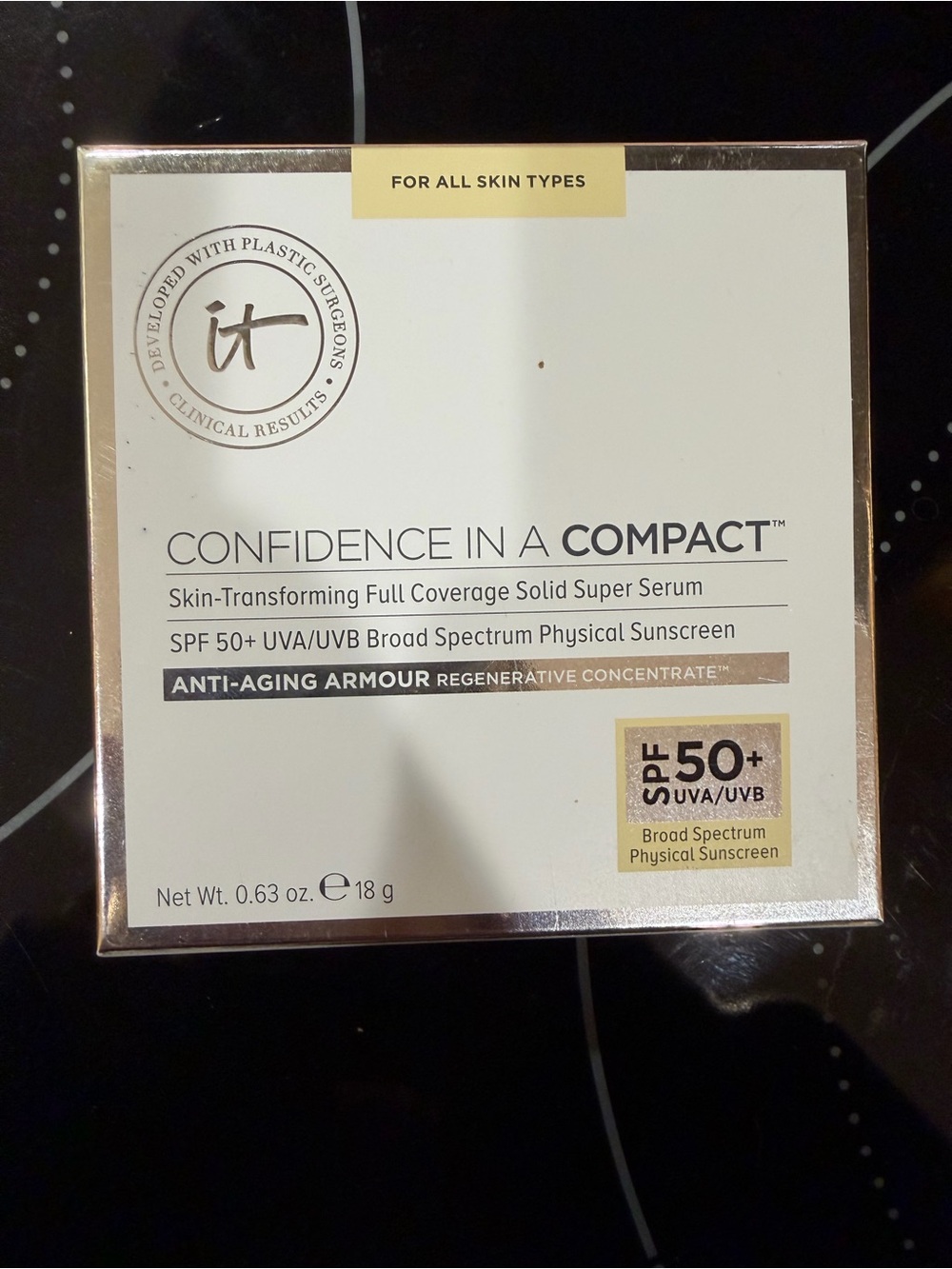 Discounted Confidence in a Compact